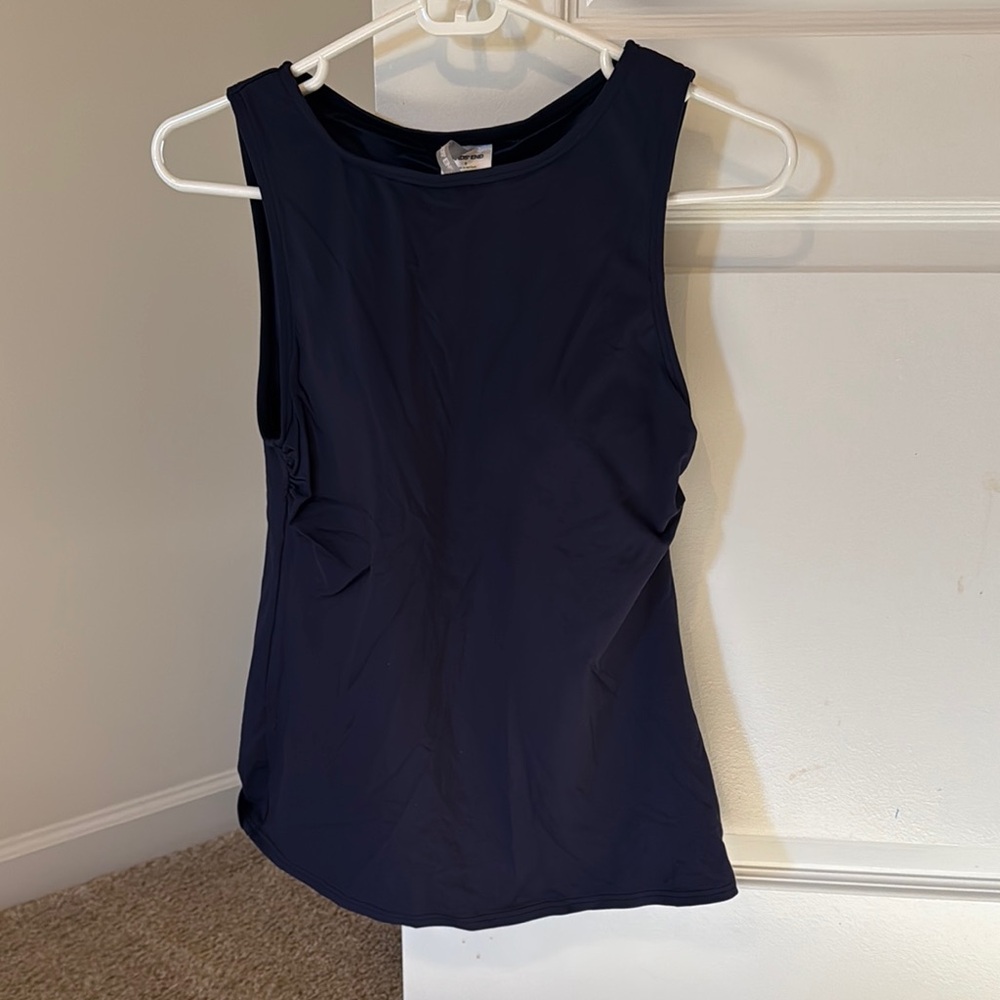 Lands' End Navy Tankini size 6